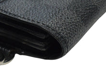 Load image into Gallery viewer, 極美品 LOUIS VUITTON ルイヴィトン ポルトフォイユアコルディオン 長財布 N60023 ダミエグラフィットキャンバス ブラック グレー 中古 4b003429
