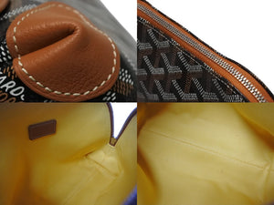 新品未使用 GOYARD ゴヤール ポーチ ヴァンドーム コスメティックポーチ ブラウン シルバー金具 中古 4b003702