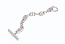 Load image into Gallery viewer, 新品未使用 HERMES エルメス シェーヌダンクルGM ブレスレット 重量約98.5g Ag925刻印 10リンク シルバ−925 中古 4b004016