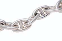 Load image into Gallery viewer, 新品未使用 HERMES エルメス シェーヌダンクルGM ブレスレット 重量約98.5g Ag925刻印 10リンク シルバ−925 中古 4b004016