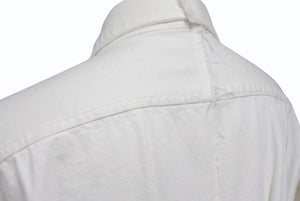 Sacai サカイ ワンピース半袖シャツ ドレス ボタン コットン ホワイト シルバー金具 美品 中古 4b004526 