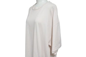 MARNI マルニ 半袖Ｔシャツ ロング丈 ワンピース 重ね着 S22763 テスート ピンク グレー サイズ46 美品 中古 4b004528