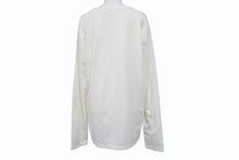 Load image into Gallery viewer, JIL SANDER PLUS ジルサンダー プラス 長袖Tシャツ 無地 KK PM ZI 0502 コットン ポリウレタン ホワイト サイズL 美品 中古 4b004531