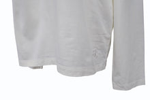 Load image into Gallery viewer, JIL SANDER PLUS ジルサンダー プラス 長袖Tシャツ 無地 KK PM ZI 0502 コットン ポリウレタン ホワイト サイズL 美品 中古 4b004531