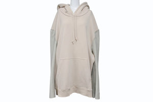 MAISON MARGIELA メゾンマルジェラ SWEATSHIRT パーカー S25596 イタリア製 コットン ポリエステル ベージュ サイズM 美品 中古 4b004533