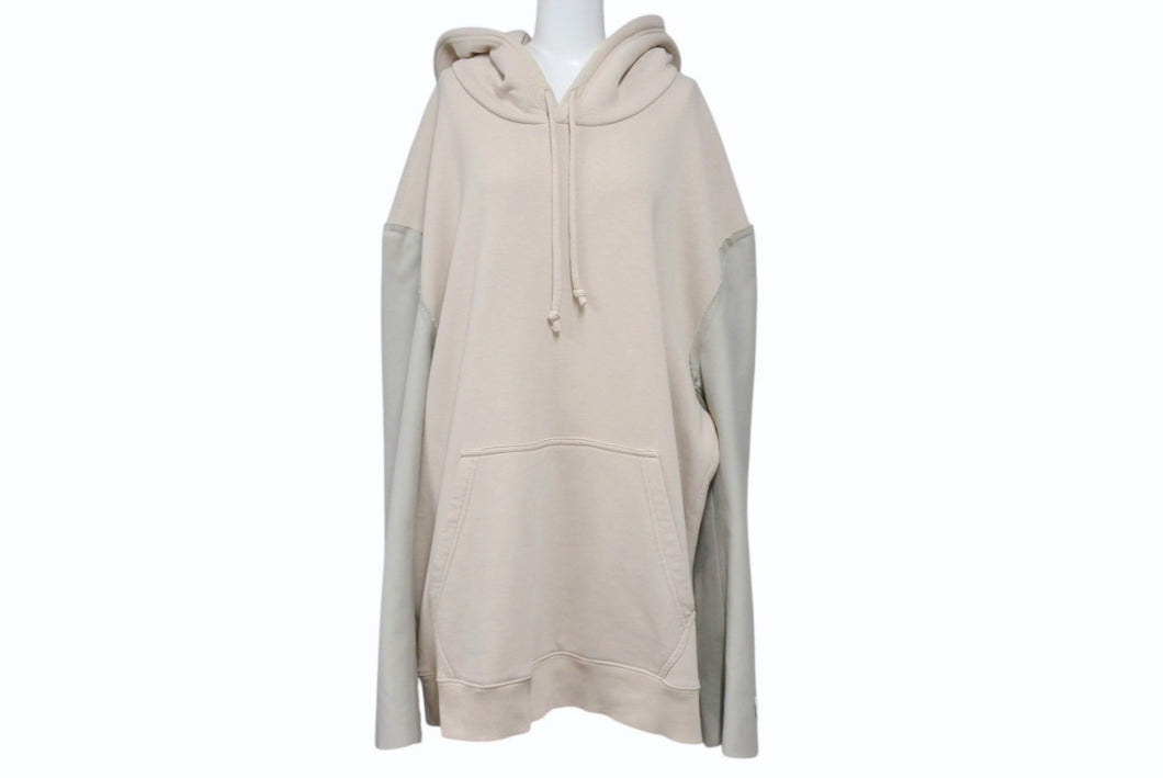 MAISON MARGIELA メゾンマルジェラ SWEATSHIRT パーカー S25596 イタリア製 コットン ポリエステル ベージュ サイズM 美品 中古 4b004533
