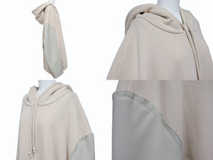 MAISON MARGIELA メゾンマルジェラ SWEATSHIRT パーカー S25596 イタリア製 コットン ポリエステル ベージュ サイズM 美品 中古 4b004533