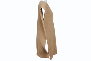 MaisonMargiela メゾンマルジェラ Vネック ベスト S50TH0059 イタリア製 ウール カシミヤ ナイロン ブラウン サイズS 美品 中古 4b004541