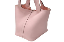 Load image into Gallery viewer, 新品未使用 HERMES エルメス ピコタンロック PM ハンドバッグ トリヨンクレマンス ローズサクラ シルバー金具 W刻印 中古 4b004678