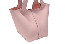 Load image into Gallery viewer, 新品未使用 HERMES エルメス ピコタンロック PM ハンドバッグ トリヨンクレマンス ローズサクラ シルバー金具 W刻印 中古 4b004678
