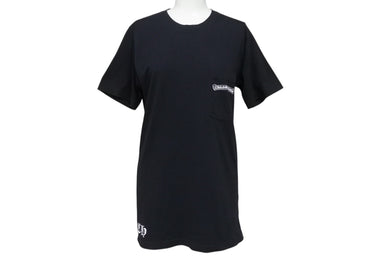 CHROME HEARTS クロムハーツ ハーフスリーブポケット 半袖Tシャツ スクロールラベル ラージスター サイズS 美品 中古 4b004759