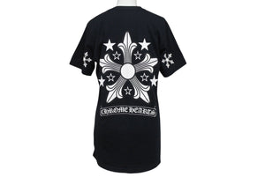 CHROME HEARTS クロムハーツ ハーフスリーブポケット 半袖Tシャツ スクロールラベル ラージスター サイズS 美品 中古 4b004759