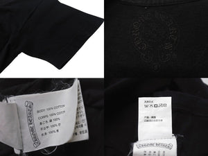 CHROME HEARTS クロムハーツ ハーフスリーブポケット 半袖Tシャツ スクロールラベル ラージスター サイズS 美品 中古 4b004759