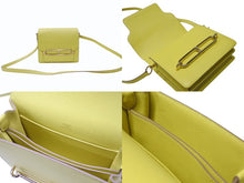 Load image into Gallery viewer, 新品同様 HERMES エルメス ショルダーバッグ サックロウリスミニ ヴォーガリバー イエロー ゴールド金具 Y刻印 4b004820