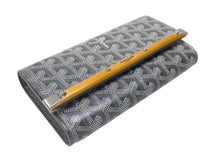 Load image into Gallery viewer, 新品未使用 GOYARD ゴヤール モンテカルロ ミニケース ミニバッグ ゴヤールディンキャンバス ヴォーゼルカーフスキン グレー 中古 4b004898