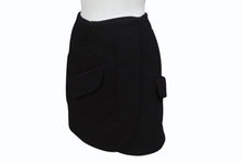 Load image into Gallery viewer, 極美品 Christian Dior クリスチャンディオール ラップスカート 7C21330A1106 サイズ34 ブラック ウール 中古 4b005233