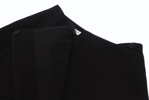 極美品 Christian Dior クリスチャンディオール ラップスカート 7C21330A1106 サイズ34 ブラック ウール 中古 4b005233
