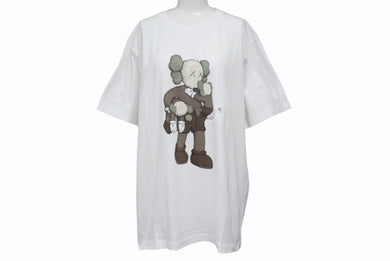 新品未使用品 UNIQLO ユニクロ ｘ KAWS カウズ コラボ 半袖Tシャツ ホワイト サイズ XL 中古 4b005647