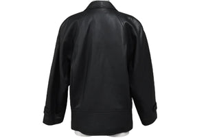 Christian Dior クリスチャンディオール レザージャケット レザーコート ブラック ラムスキン 美品 中古 4b005833 
