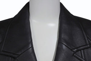 Christian Dior クリスチャンディオール レザージャケット レザーコート ブラック ラムスキン 美品 中古 4b005833 