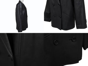 Christian Dior クリスチャンディオール レザージャケット レザーコート ブラック ラムスキン 美品 中古 4b005833 