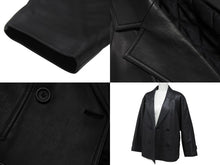 画像をギャラリービューアに読み込む, Christian Dior クリスチャンディオール レザージャケット レザーコート ブラック ラムスキン 美品 中古 4b005833 