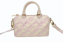 Load image into Gallery viewer, 極美品 LOUIS VUITTON ルイヴィトン モノグラム アンプラント 2WAYバッグ ナノ スピーディ M81508 レザー 中古 4b006064