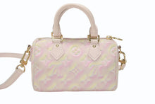 Load image into Gallery viewer, 極美品 LOUIS VUITTON ルイヴィトン モノグラム アンプラント 2WAYバッグ ナノ スピーディ M81508 レザー 中古 4b006064