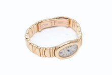 Load image into Gallery viewer, 極美品 CARTIER カルティエ BAIGNOIRE MINI ミニ ベニュワール 腕時計 W15109D8 重量約66.0g 金無垢 白文字盤 防水ケース クォーツ 中古 4b006172