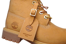 Load image into Gallery viewer, LOUIS VUITTON ルイ・ヴィトン ティンバーランド ブーツ ブラウン レザー 6 1/2 ゴールド金具 Sランク 4c067927lv