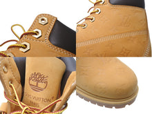 Load image into Gallery viewer, LOUIS VUITTON ルイ・ヴィトン ティンバーランド ブーツ ブラウン レザー 6 1/2 ゴールド金具 Sランク 4c067927lv