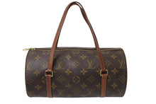 Load image into Gallery viewer, LOUIS VUITTON ルイヴィトン モノグラム パピヨン26 旧型 ハンドバッグ ブラウン ゴールド金具 M51386 美品 中古 4c070591