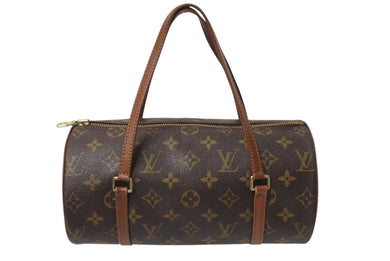 LOUIS VUITTON ルイヴィトン モノグラム パピヨン26 旧型 ハンドバッグ ブラウン ゴールド金具 M51386 美品 中古 4c070591