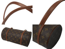 Load image into Gallery viewer, LOUIS VUITTON ルイヴィトン モノグラム パピヨン26 旧型 ハンドバッグ ブラウン ゴールド金具 M51386 美品 中古 4c070591