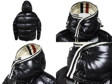 Load image into Gallery viewer, MONCLER モンクレール BRANSON ブランソン ダウンジャケット 020914135550 サイズ4 ブラック ナイロン 美品 中古 4c071524