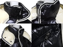 Load image into Gallery viewer, MONCLER モンクレール BRANSON ブランソン ダウンジャケット 020914135550 サイズ4 ブラック ナイロン 美品 中古 4c071524