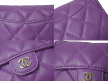 Load image into Gallery viewer, 極美品 CHANEL シャネル ショルダーバッグ チェーンウォレット 31番台 ココマーク パープル ラムスキン ゴールド金具 中古 4c071871