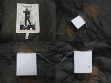 Load image into Gallery viewer, A Bathing Ape アベイシングエイプ 90s Wool Jacket 90s ウール ジャケット サイズ L カーキー 美品 中古 4c073892