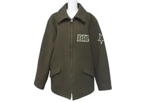 Load image into Gallery viewer, A Bathing Ape アベイシングエイプ 90s Wool Jacket 90s ウール ジャケット サイズ L カーキー 美品 中古 4c073892