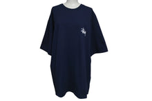 画像をギャラリービューアに読み込む, STUSSY リラックス ステューシー 半袖Ｔシャツ BASIC STÜSSY TEE フィット ネイビー コットン サイズL 美品 中古 4c075626 