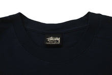 画像をギャラリービューアに読み込む, STUSSY リラックス ステューシー 半袖Ｔシャツ BASIC STÜSSY TEE フィット ネイビー コットン サイズL 美品 中古 4c075626 