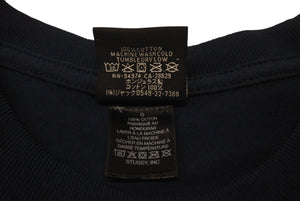 STUSSY リラックス ステューシー 半袖Ｔシャツ BASIC STÜSSY TEE フィット ネイビー コットン サイズL 美品 中古 4c075626 