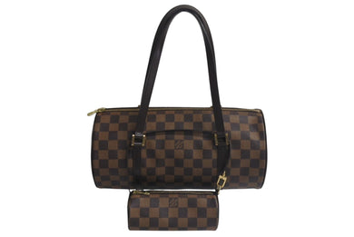 LOUIS VUITTON ルイヴィトン ハンドバッグ パピヨン30 ダミエキャンバス N51303 ブラウン ゴールド金具 美品 中古 4c075705
