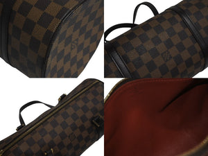 LOUIS VUITTON ルイヴィトン ハンドバッグ パピヨン30 ダミエキャンバス N51303 ブラウン ゴールド金具 美品 中古 4c075705