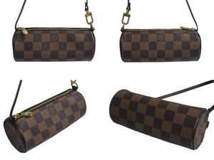LOUIS VUITTON ルイヴィトン ハンドバッグ パピヨン30 ダミエキャンバス N51303 ブラウン ゴールド金具 美品 中古 4c075705