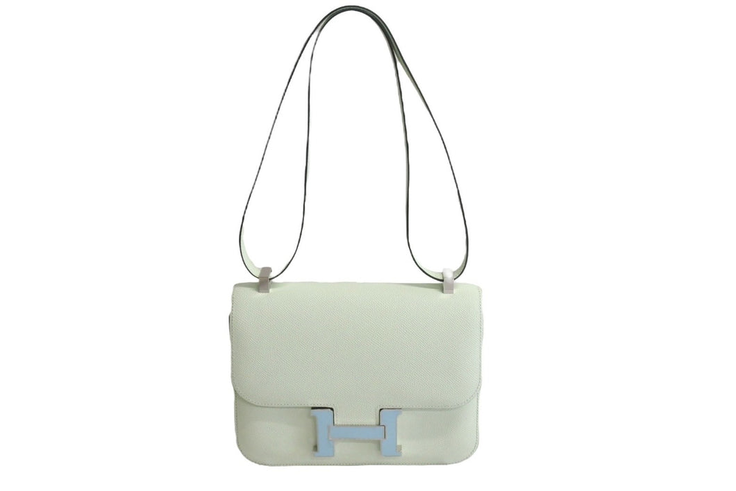 新品未使用 HERMES エルメス ショルダーバッグ コンスタンス 24 ヴェールフィズ エプソン W刻印 中古 4c075837