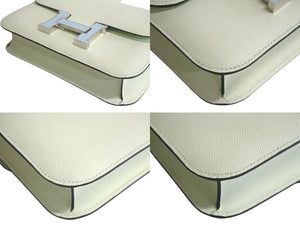 新品未使用 HERMES エルメス ショルダーバッグ コンスタンス 24 ヴェールフィズ エプソン W刻印 中古 4c075837