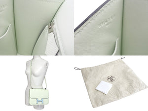 新品未使用 HERMES エルメス ショルダーバッグ コンスタンス 24 ヴェールフィズ エプソン W刻印 中古 4c075837