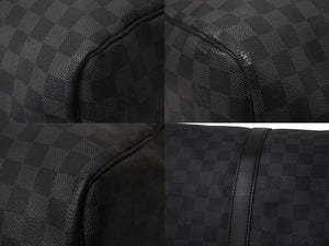 LOUIS VUITTON ルイヴィトン キーポル バンドリエール55 ボストンバッグ N41413 ダミエグラフィット ブラック 美品 中古 4c076245