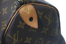 Load image into Gallery viewer, LOUIS VUITTON ルイヴィトン スピーディ25 ハンドバッグ M41109 モノグラム PVC レザー ゴールド金具 ブラウン 美品 中古 4c076290